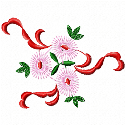 Flowers And Tree Embroidery Design 7 Flowers And Tree Embroidery Design 7